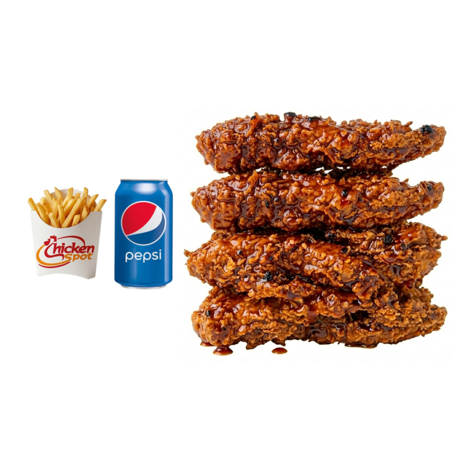 4 Pcs Bbq Chicken Strips